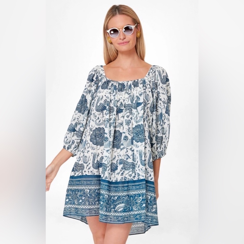 Rhode Ruby Border Print Mini Dress